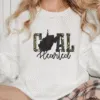 camo print coal hearted west virginia sweatshirt