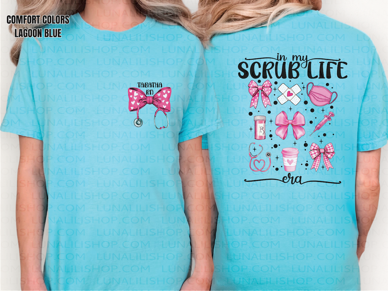 personalized scrub life era tee shirt