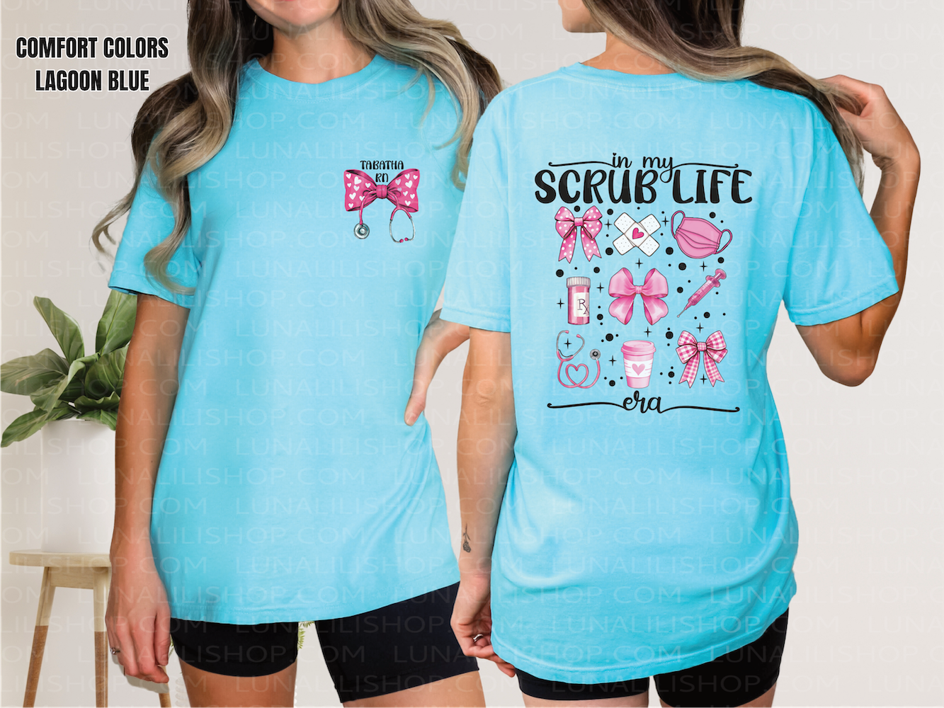 personalized scrub life era tee shirt