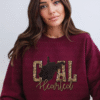 west virginia gold coal hearted sweatshirt