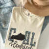 coal hearted kentucky teal leopard tee shirt