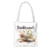 white booktrovert tote bag