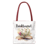 red booktrovert tote bag