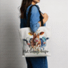 not today heifer tote bag