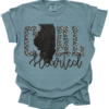coal hearted illinois tee shirt