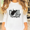 west virginia coal hearted teal leopard print sweatshirt