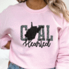 west virginia coal hearted teal leopard print sweatshirt