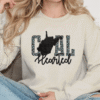 west virginia coal hearted teal leopard print sweatshirt
