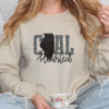 illinois coal hearted teal leopard print sweatshirt