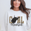 west virginia gold leopard print coal hearted sweatshirt