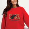 west virginia gold leopard print coal hearted sweatshirt