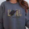 west virginia gold leopard print coal hearted sweatshirt