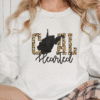 west virginia gold leopard print coal hearted sweatshirt