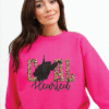 west virginia gold leopard print coal hearted sweatshirt