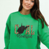 west virginia gold leopard print coal hearted sweatshirt