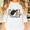west virginia gold leopard print coal hearted sweatshirt
