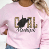 west virginia gold leopard print coal hearted sweatshirt