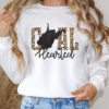 west virginia gold leopard print coal hearted sweatshirt