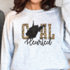 west virginia gold leopard print coal hearted sweatshirt