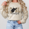 west virginia gold leopard print coal hearted sweatshirt