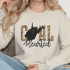 west virginia gold leopard print coal hearted sweatshirt