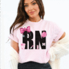 pink rn nurse tee shirt