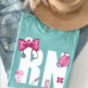 pink rn nurse tee shirt