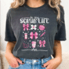 in my scrub life era shirt cute nurse graphic tee