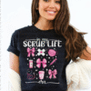 in my scrub life era shirt cute nurse graphic tee