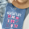 in my scrub life era shirt cute nurse graphic tee