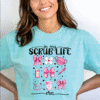in my scrub life era shirt cute nurse graphic tee