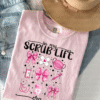 in my scrub life era shirt cute nurse graphic tee