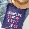 in my scrub life era shirt cute nurse graphic tee