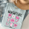 in my scrub life era shirt cute nurse graphic tee