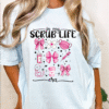 in my scrub life era shirt cute nurse graphic tee