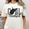 west virginia coal hearted teal leopard print tee