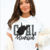 west virginia coal hearted teal leopard print tee