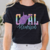 wv coal hearted shirt rainbow chevron faux glitter tee