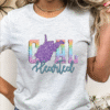 wv coal hearted shirt rainbow chevron faux glitter tee