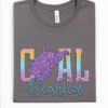 wv coal hearted shirt rainbow chevron faux glitter tee