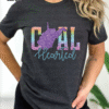 wv coal hearted shirt rainbow chevron faux glitter tee
