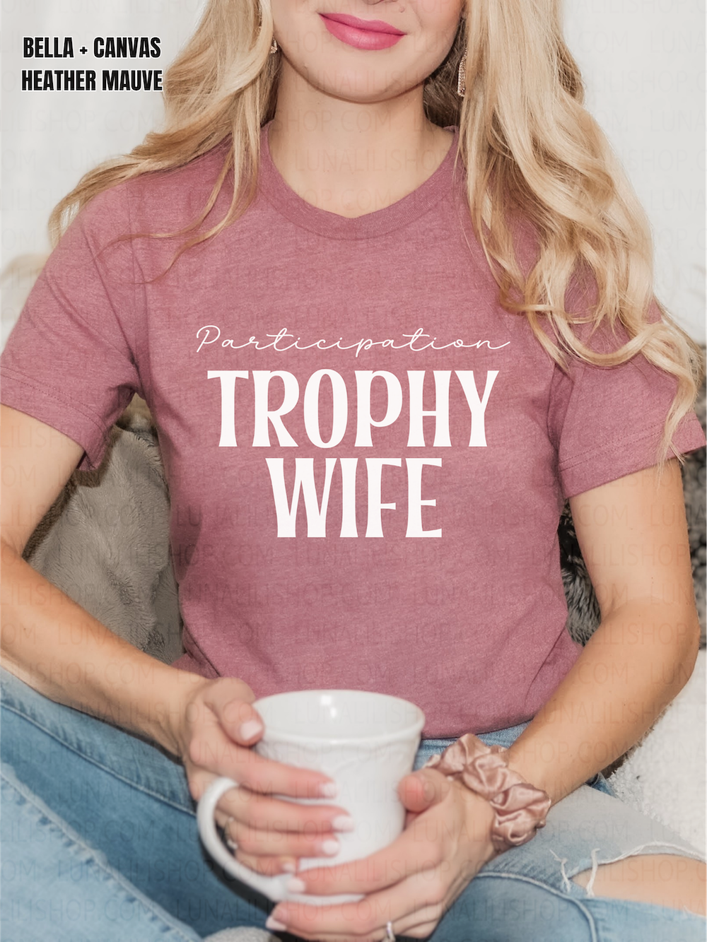 participation trophy wife tee shirt