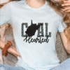 coal hearted west virginia teal leopard print tee shirt