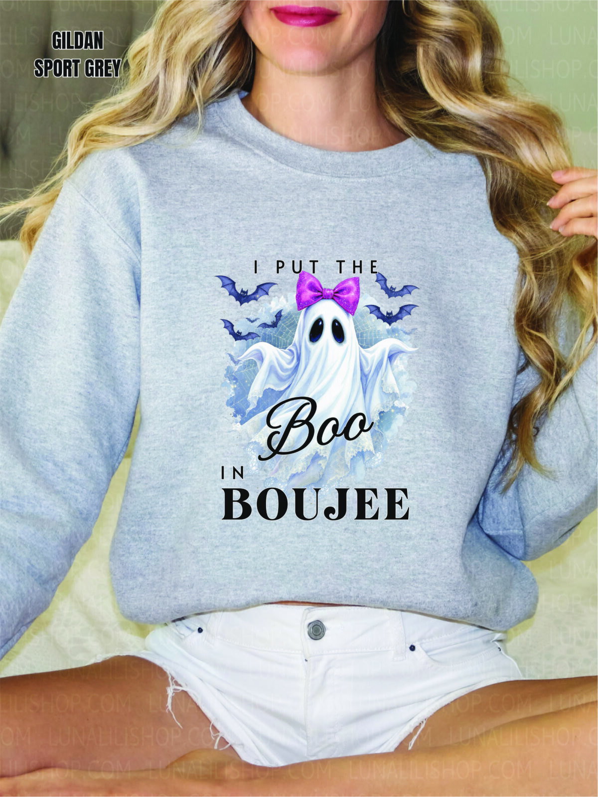 i put the boo in boujee sweatshirt