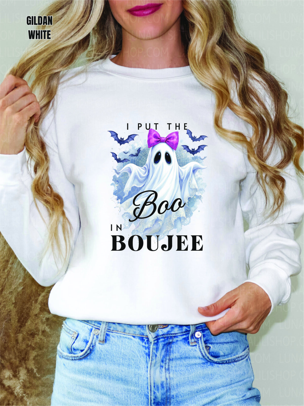 i put the boo in boujee sweatshirt