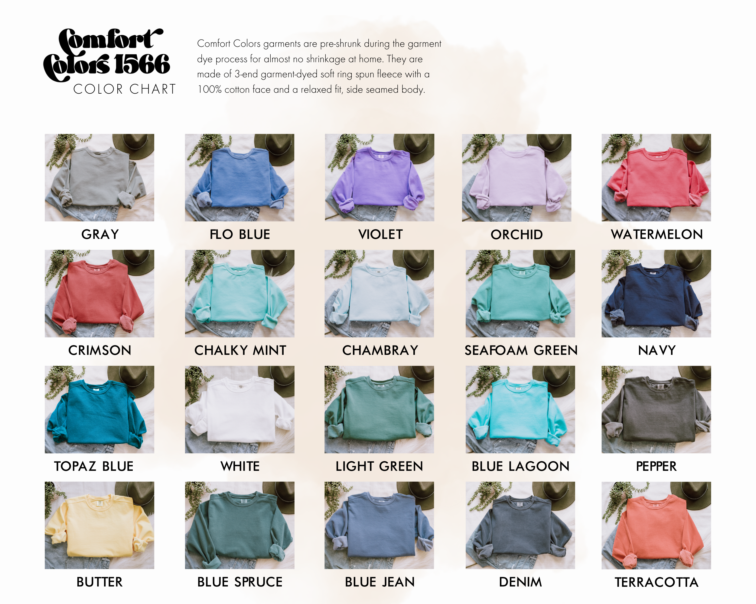 cc 1566 color chart