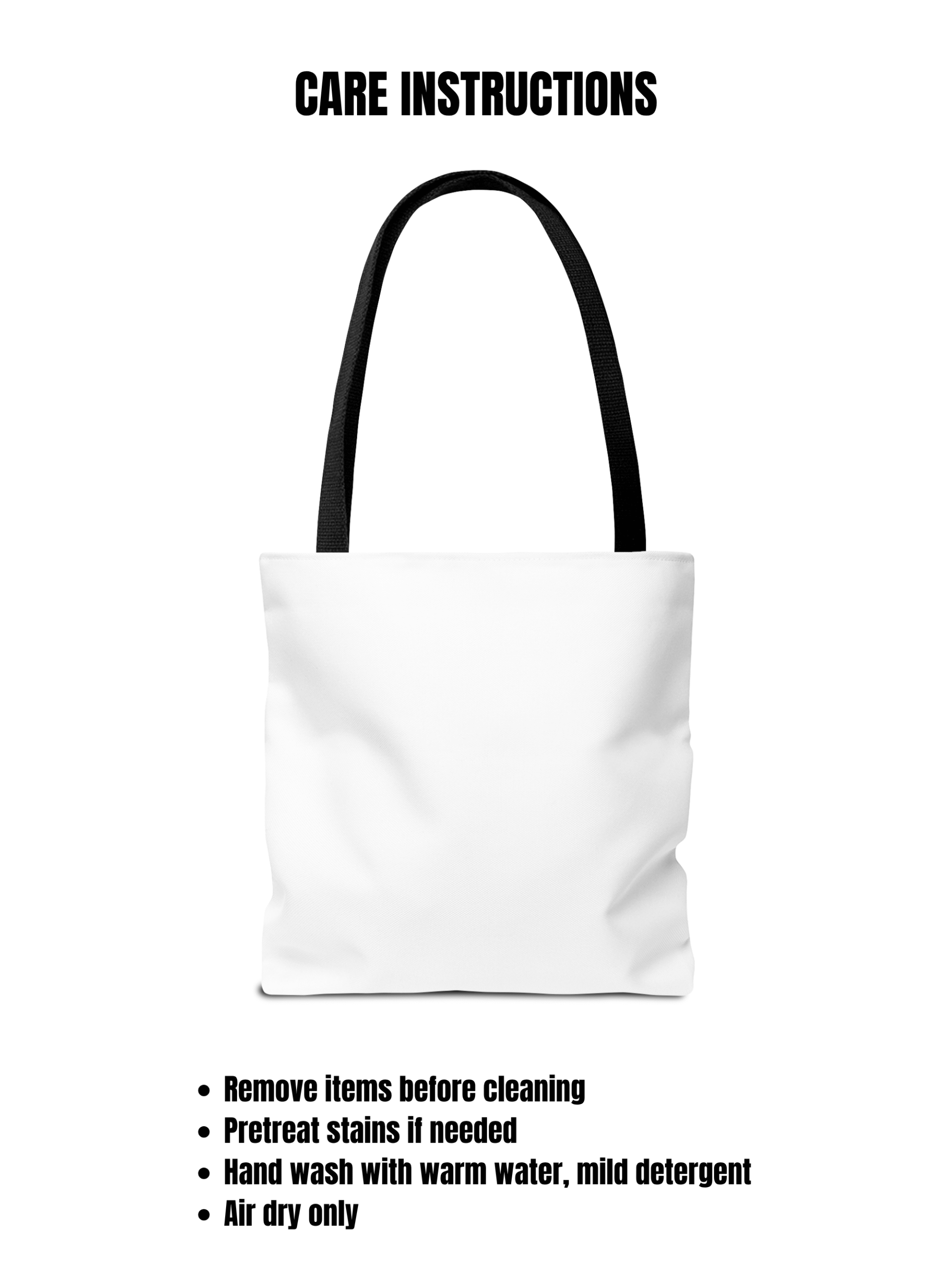 tote bag care instructions