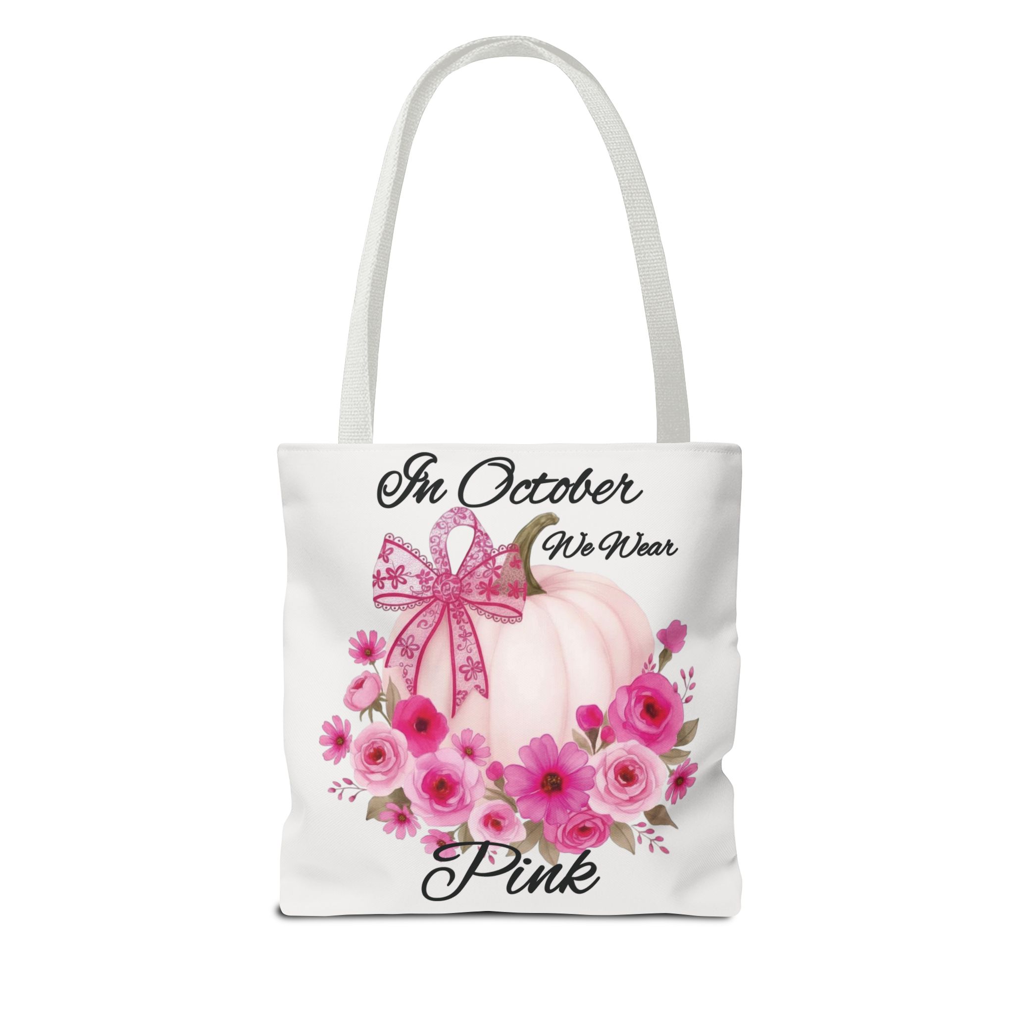In October We Wear Pink Tote Bag - Image 4