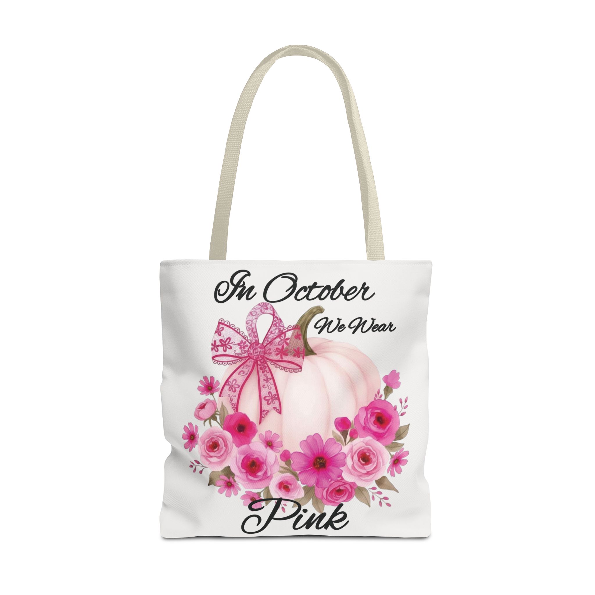In October We Wear Pink Tote Bag - Image 9