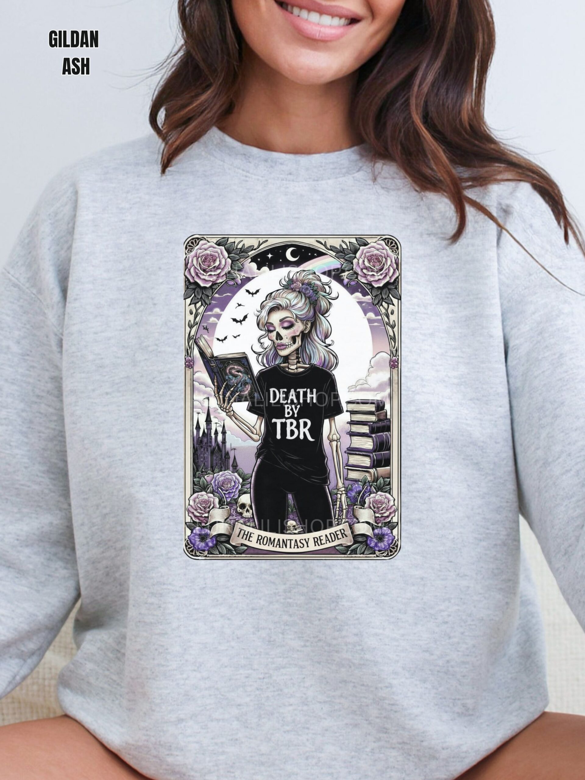 The Romantasy Reader Sweatshirt, Death by TBR - Image 3